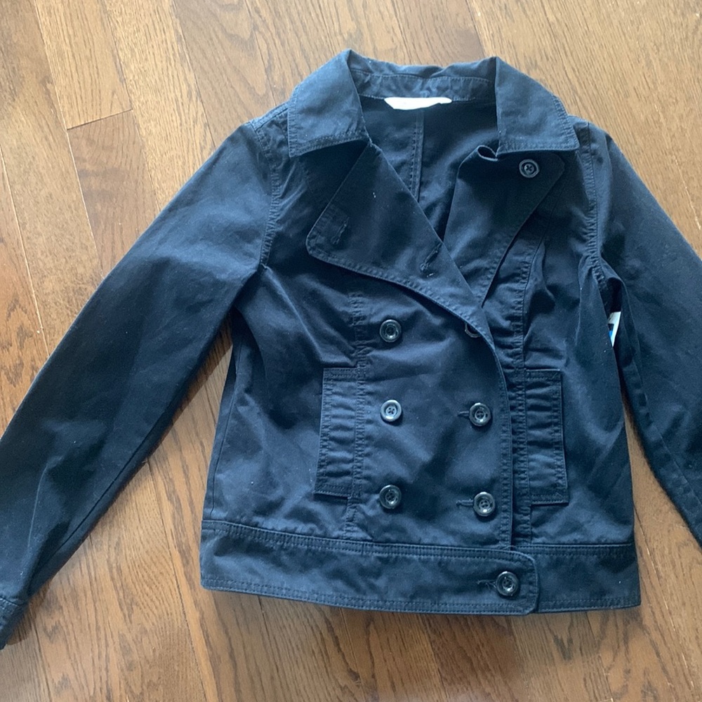 Old Navy Black Double Breasted Jacket - Size XS - Brand New with Tags